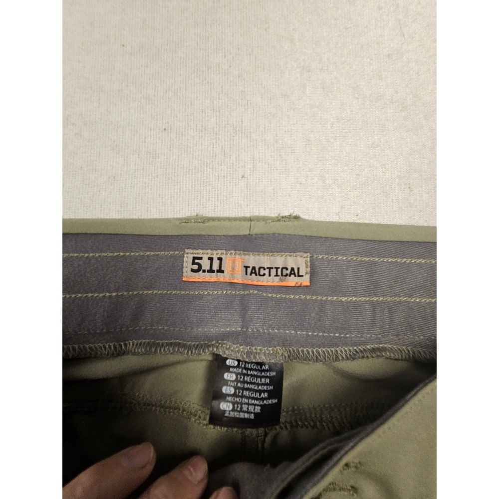 5.11 Tactical Women's Pants Size 12 Regular Olive Green Outdoor Cargo Utility - Picture 4 of 10